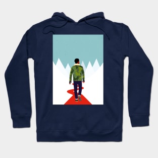 Winter Walk Poster Hoodie